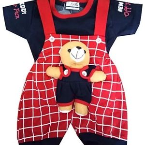 Baby BOY Baby Girl Half Sleeve Cotton Printed Dung